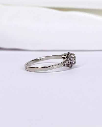 Bague Art - Déco Diamants 0.21 carat "Guillia" - Elliade Paris