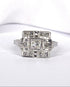 Bague Art-Déco Diamants 0.22 carat "Georgina" - Elliade Paris