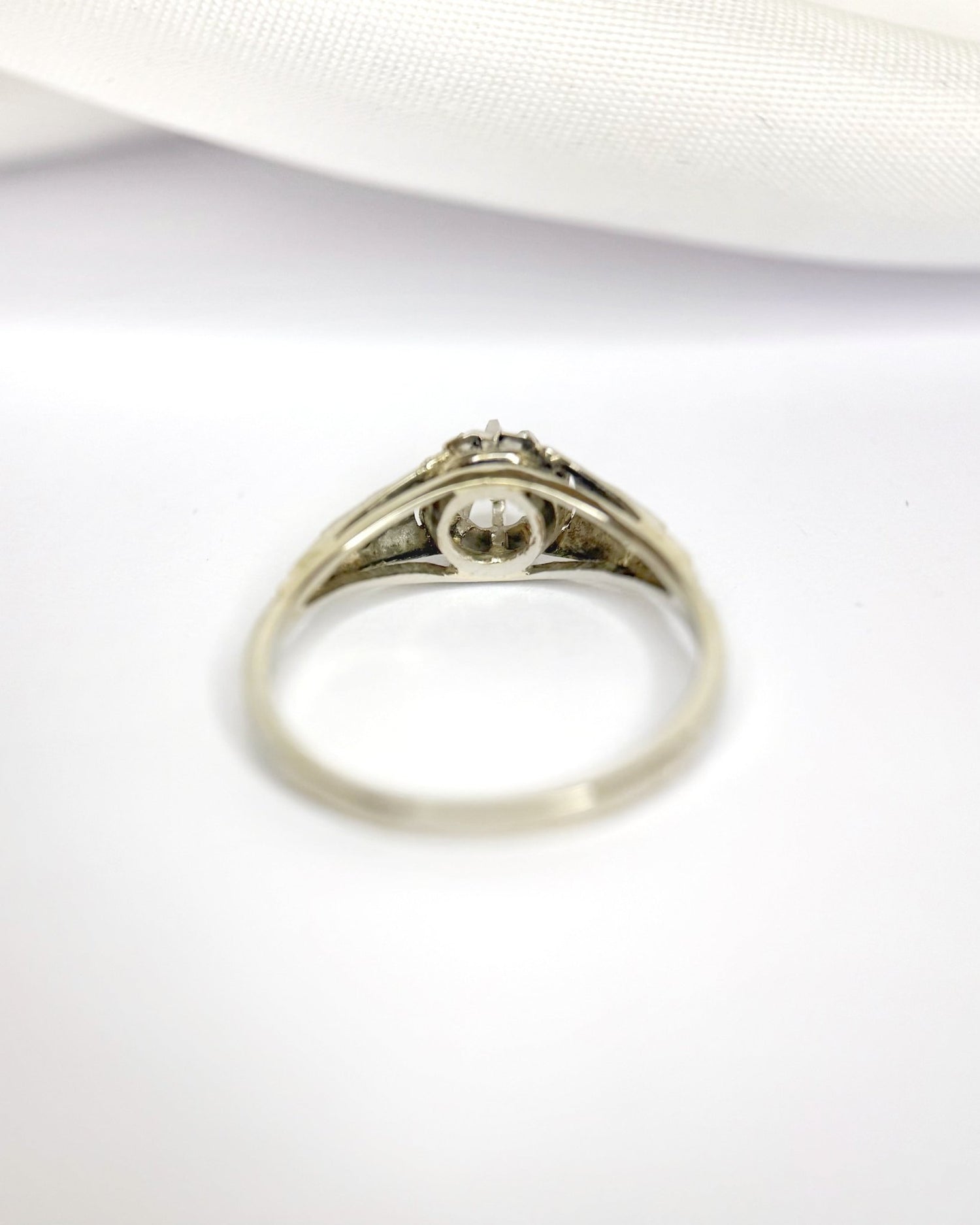 Bague Art-Déco Diamants 0.23 carat "Hervé" - Elliade Paris