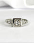Bague Art - Déco Diamants 0.23 carat "Paula" - Elliade Paris