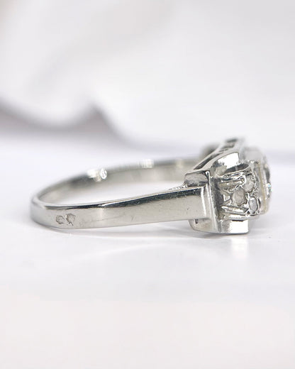 Bague Art-Déco Diamants 0.23 carat "Paul" - Elliade Paris
