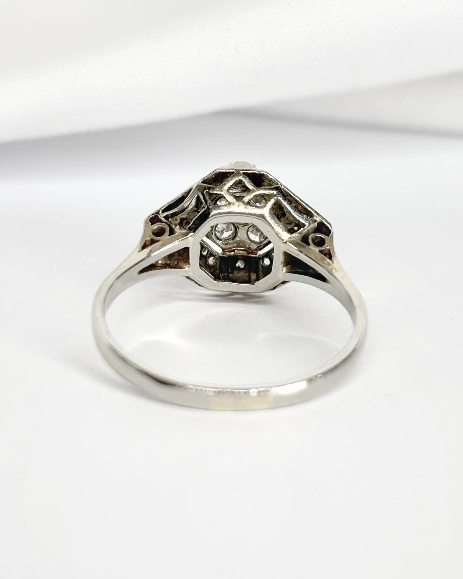 Bague Art Déco Diamants 0.24 carat "Julianne" - Elliade Paris