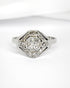 Bague Art Déco Diamants 0.24 carat "Julianne" - Elliade Paris