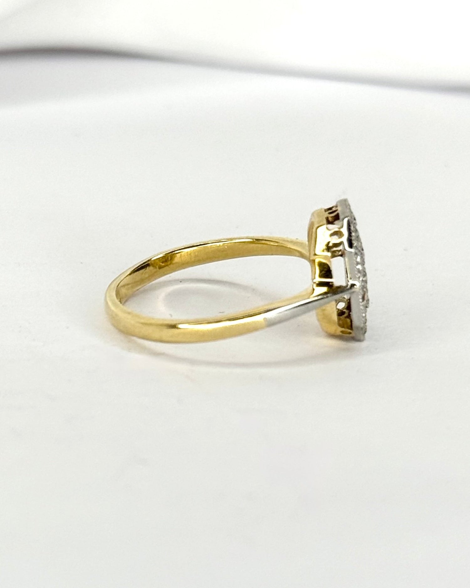 Bague Art-Déco Diamants 0.24 carat "Marie" - Elliade Paris