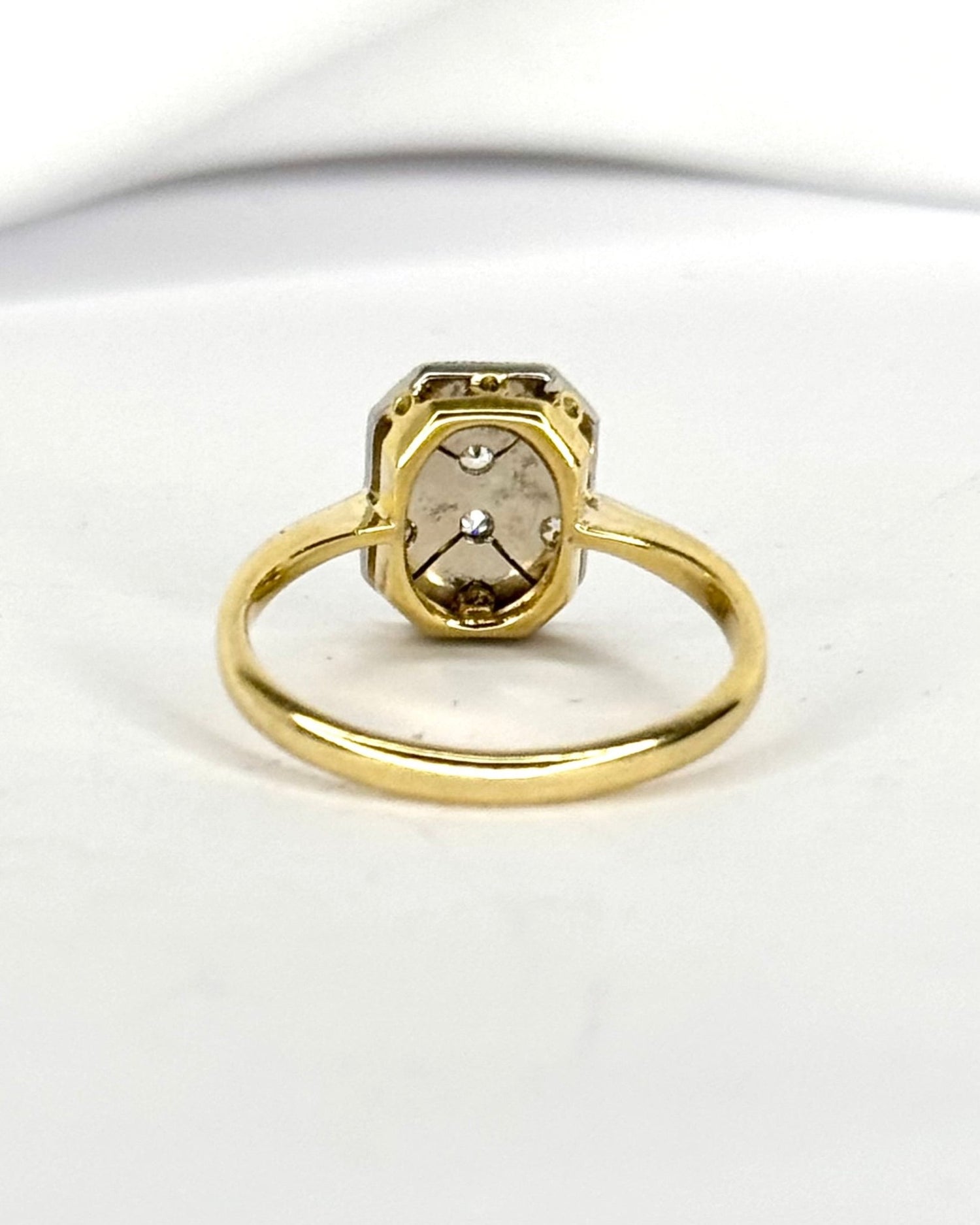 Bague Art-Déco Diamants 0.24 carat "Marie" - Elliade Paris