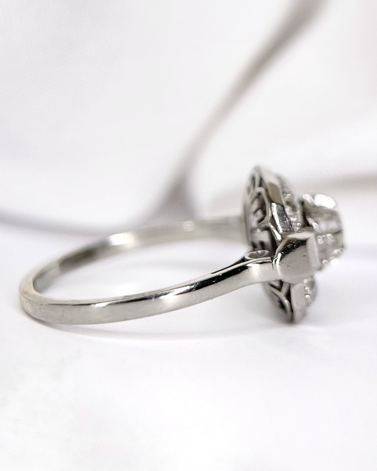 Bague Art-Déco Diamants 0.25 carat "Ulysse" - Elliade Paris