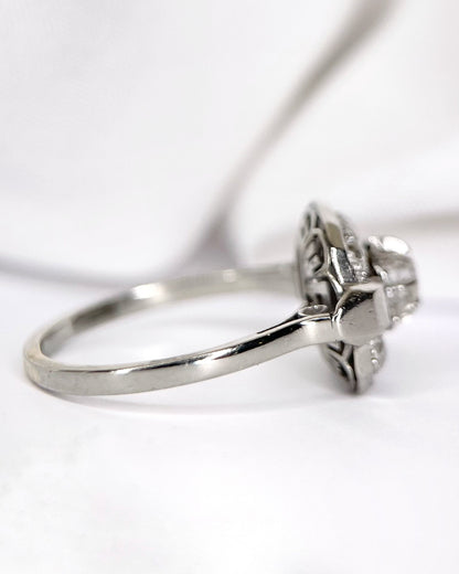 Bague Art-Déco Diamants 0.25 carat "Ulysse" - Elliade Paris
