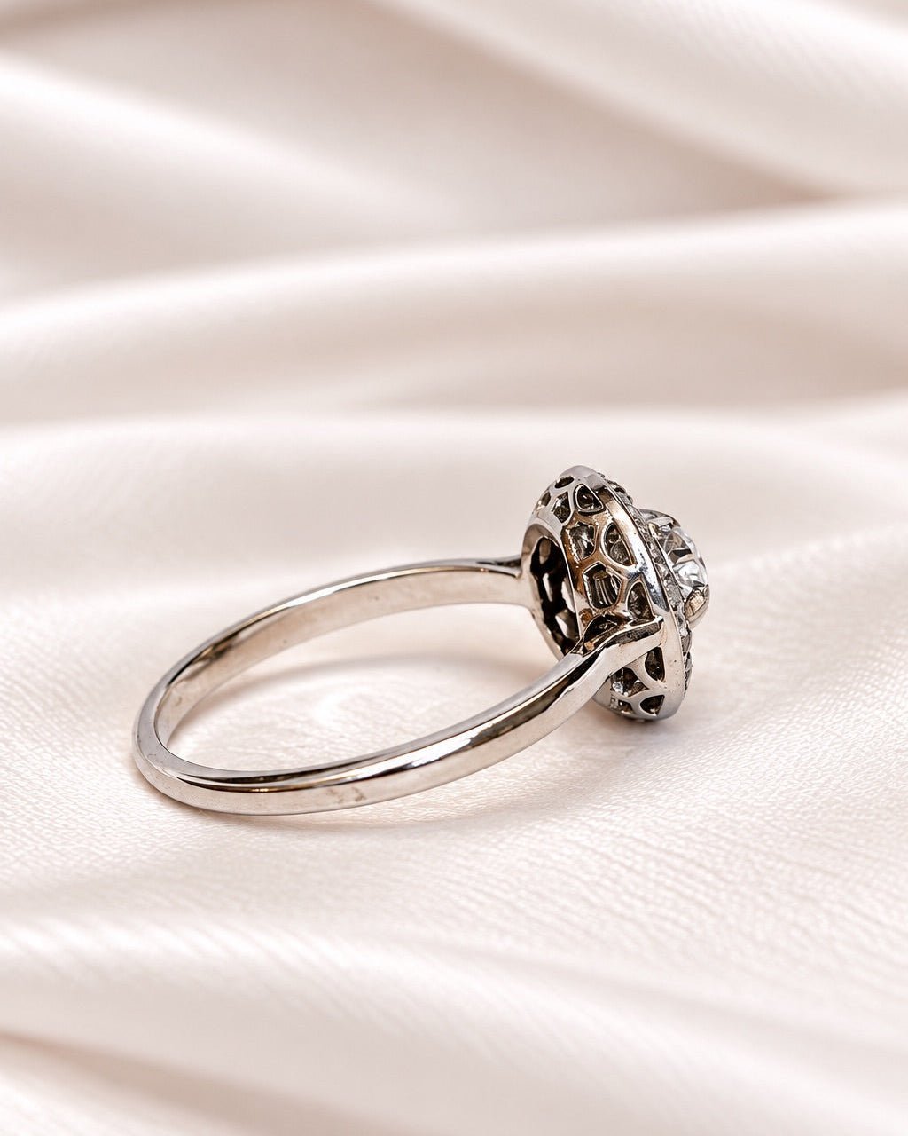 Bague Art-Déco Diamants 0.26 carat "Lizéa" - Elliade Paris