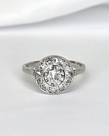 Bague Art-Déco Diamants 0.29 carat "Mylèna" - Elliade Paris