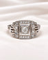 Bague Art-Déco Diamants 0.30 carat "Emy" - Elliade Paris