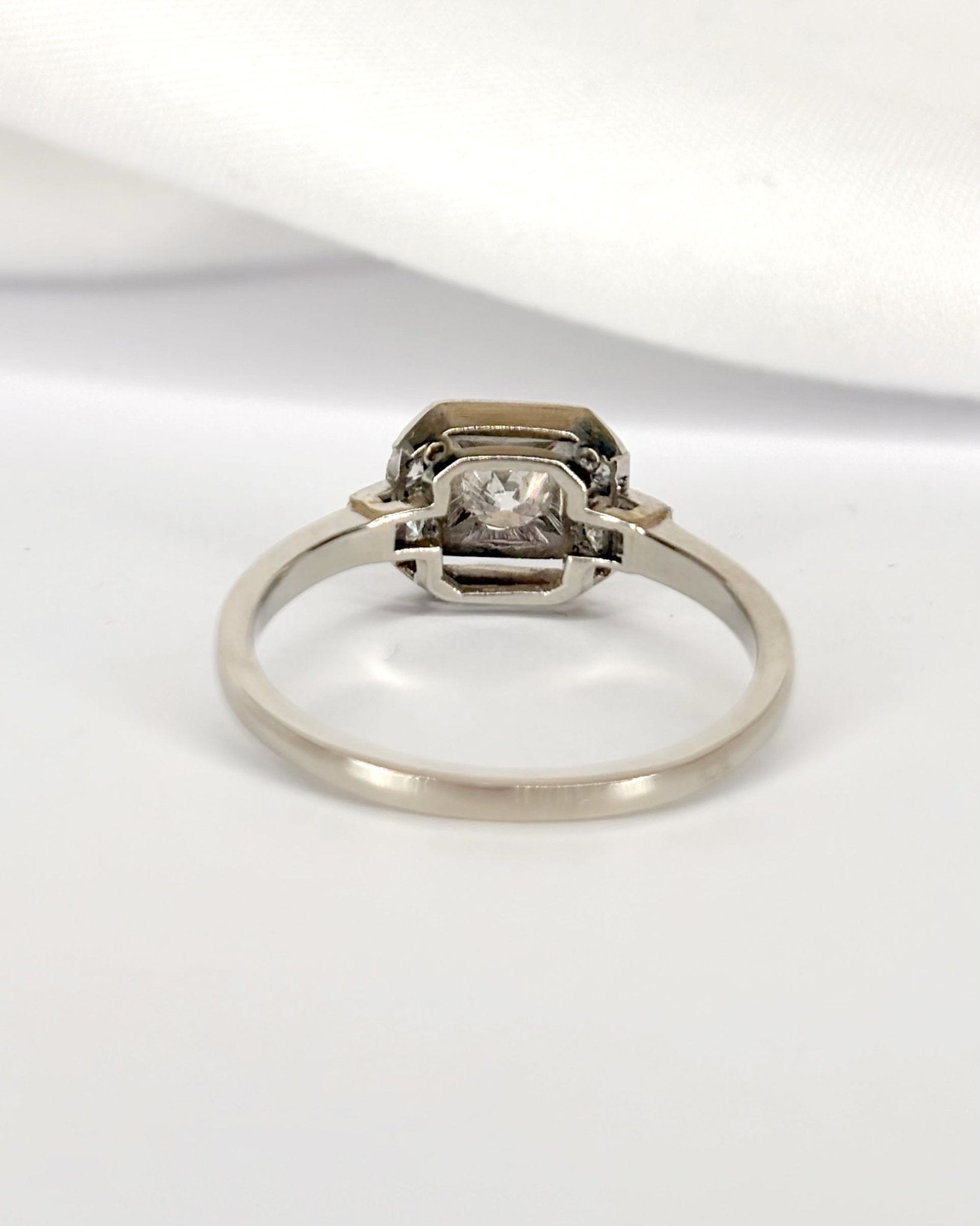 Bague Art Déco Diamants 0.30 carat "Juliana" - Elliade Paris