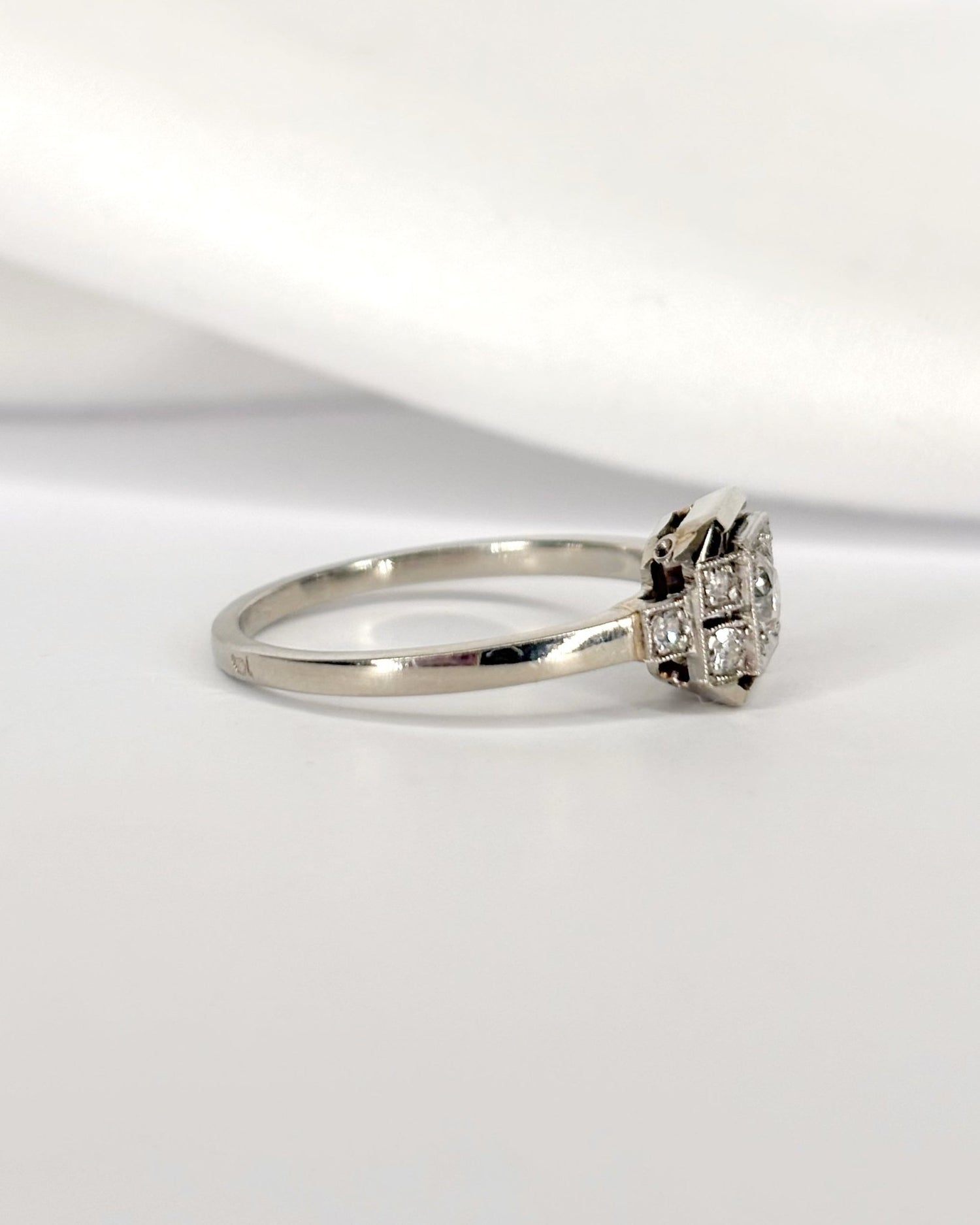 Bague Art Déco Diamants 0.30 carat "Juliana" - Elliade Paris