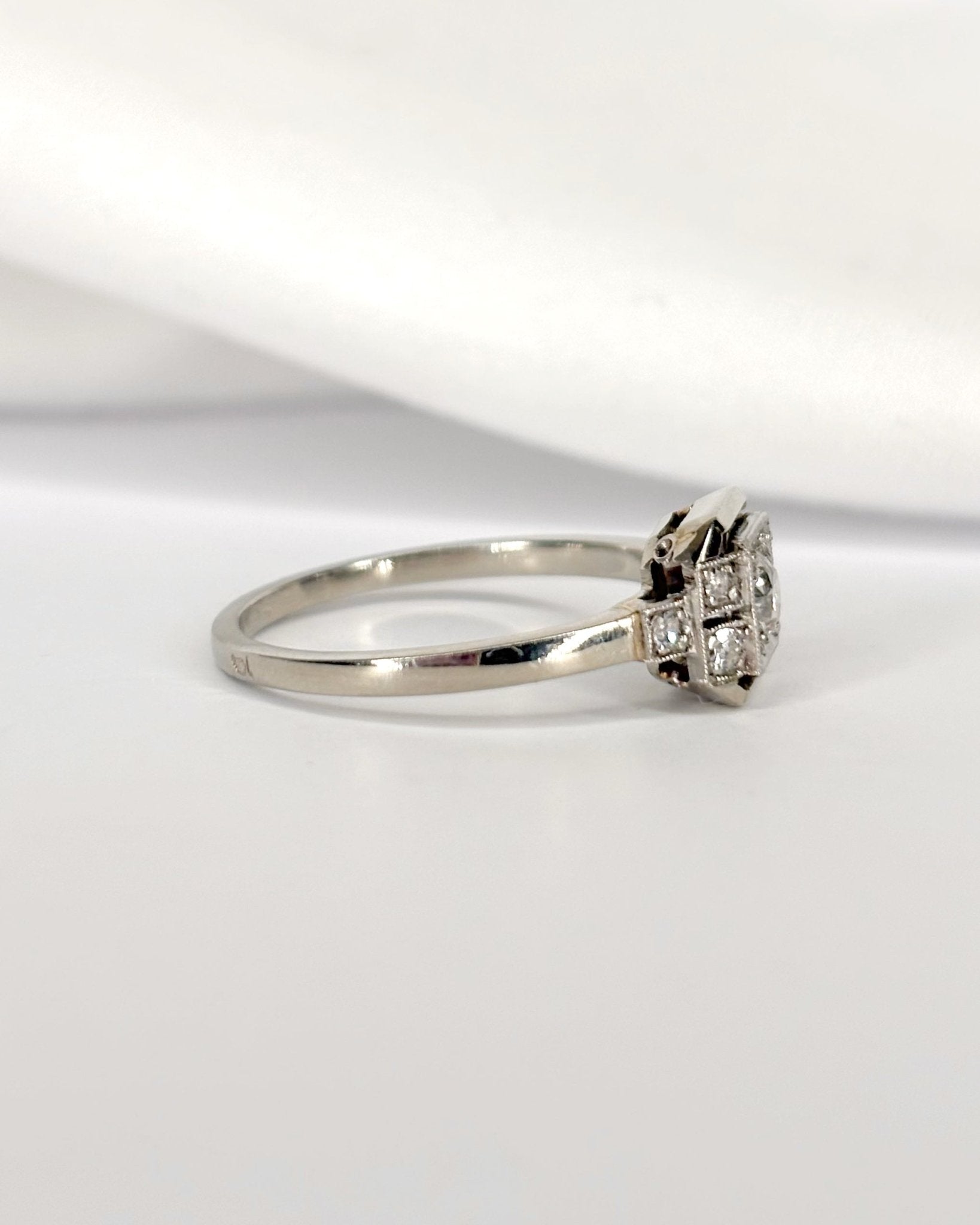 Bague Art Déco Diamants 0.30 carat "Juliana" - Elliade Paris