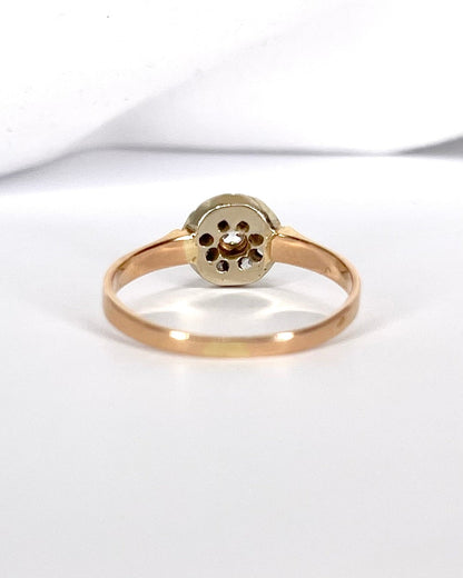 Bague Art - Déco Diamants 0.31 carat "Mint" - Elliade Paris