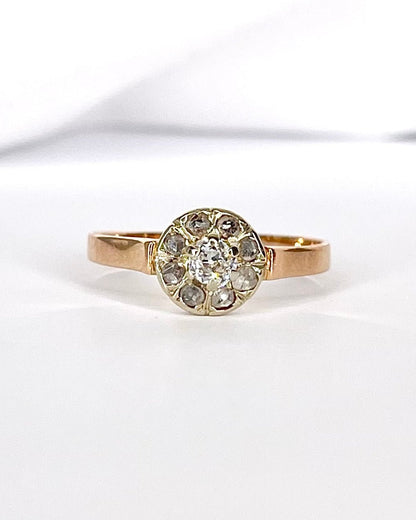 Bague Art - Déco Diamants 0.31 carat "Mint" - Elliade Paris
