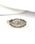 Bague Art-Déco Diamants 0.32 carat "Alina" - Elliade Paris