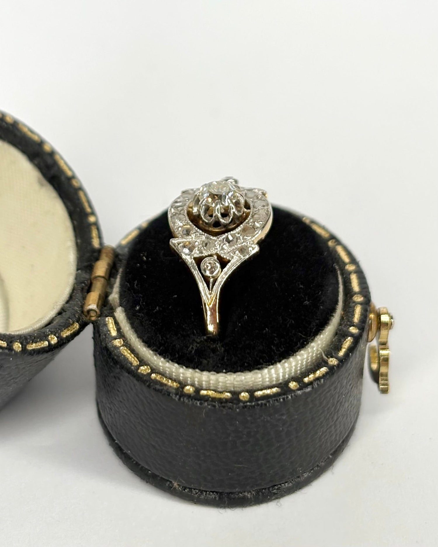 Bague Art - Déco Diamants 0.36 carat "Charline" - Elliade Paris