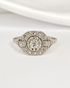Bague Art-Déco Diamants 0.36 carat "Maurine" - Elliade Paris