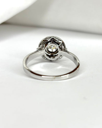 Bague Art Déco Diamants 0.36 carat &quot;Violaine&quot; - Elliade Paris