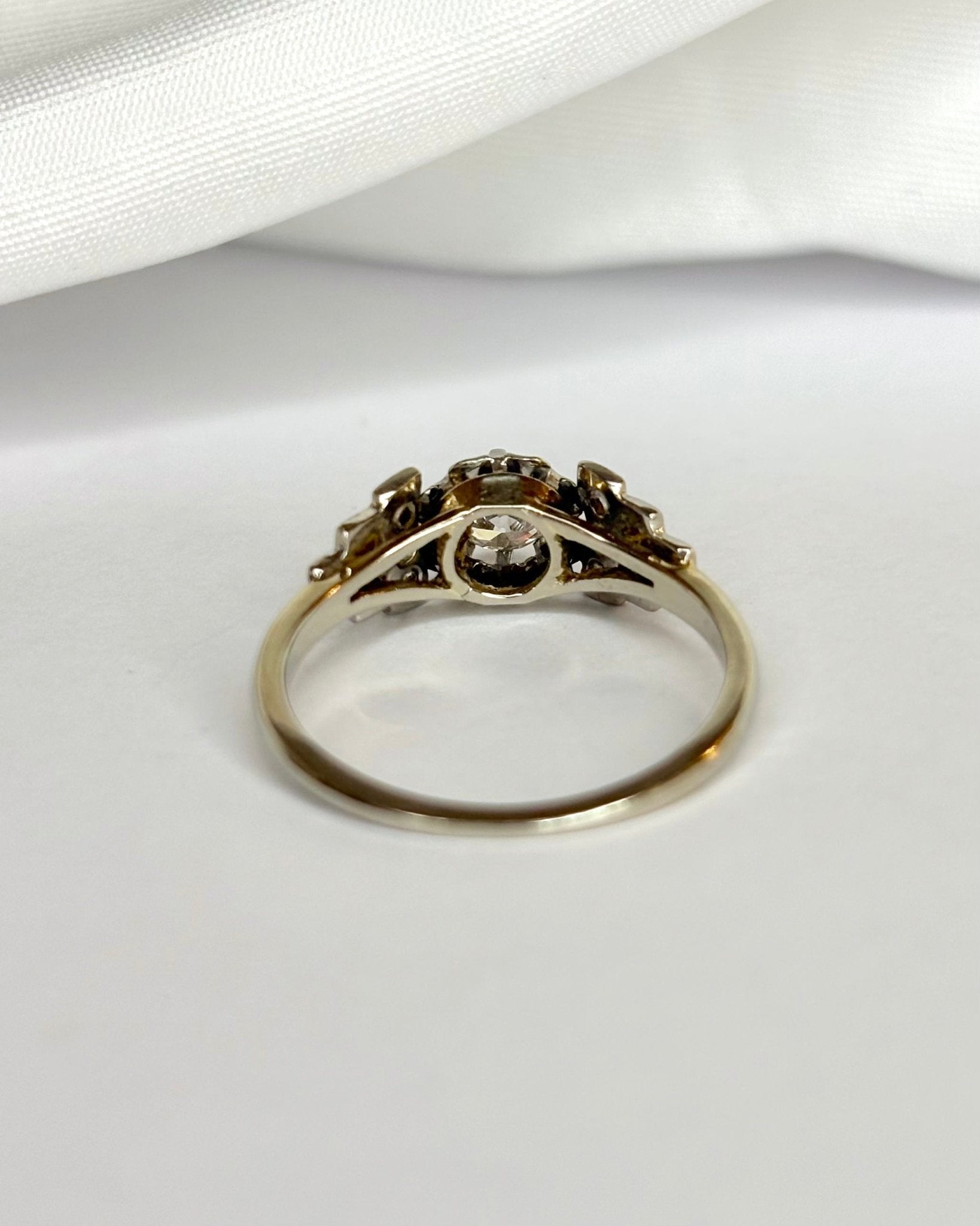 Bague Art Déco Diamants 0.36 carat "Yuna" - Elliade Paris