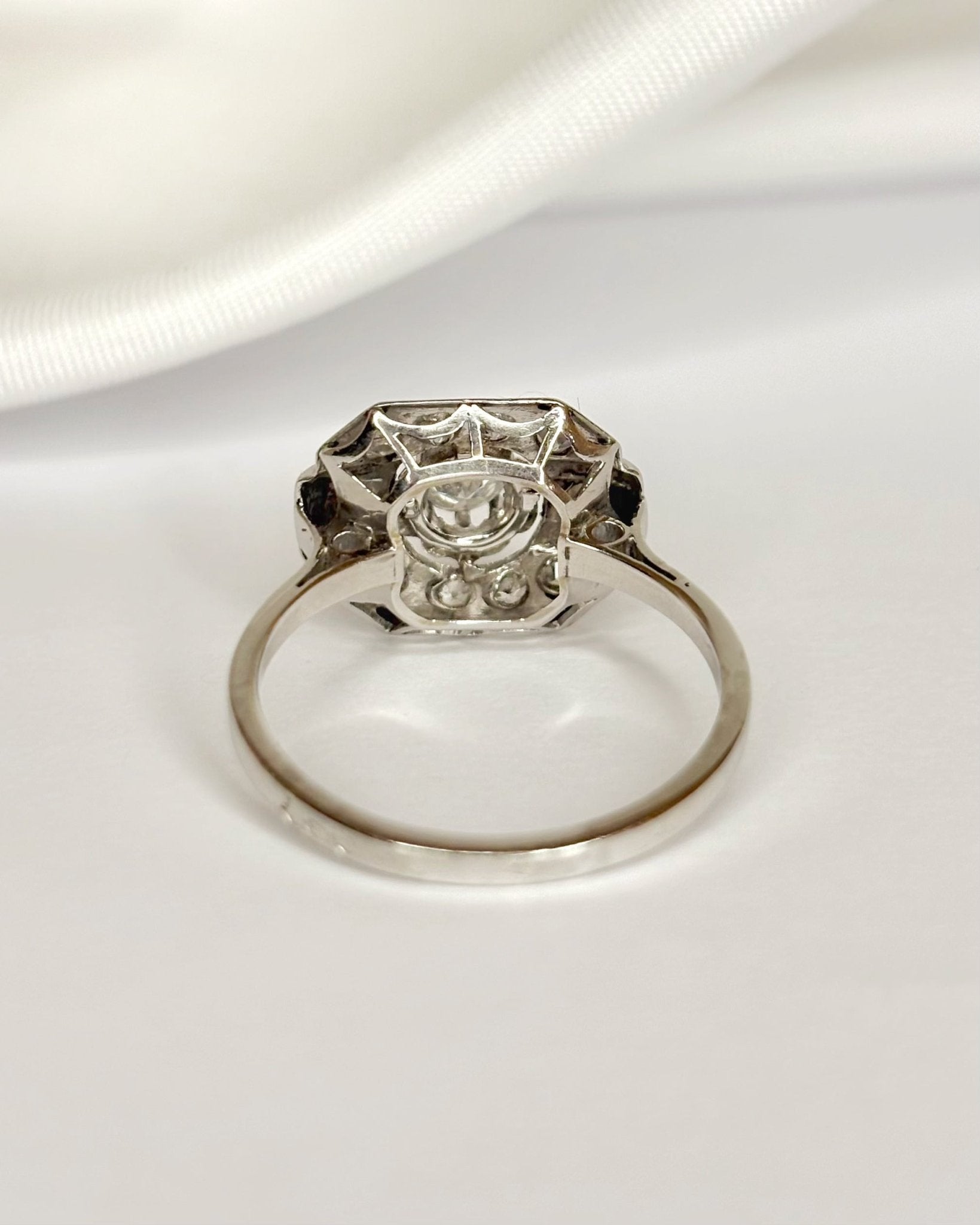 Bague Art-Déco Diamants 0.40 carat "Ariella" - Elliade Paris