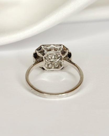 Bague Art-Déco Diamants 0.40 carat "Ariella" - Elliade Paris