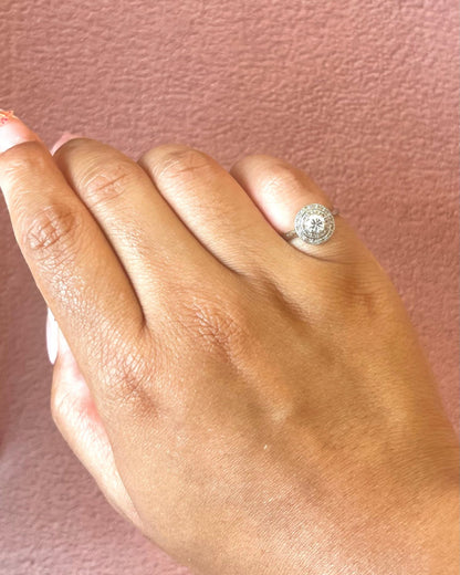 Bague Art-Déco Diamants 0.44 carat "Léna" - Elliade Paris