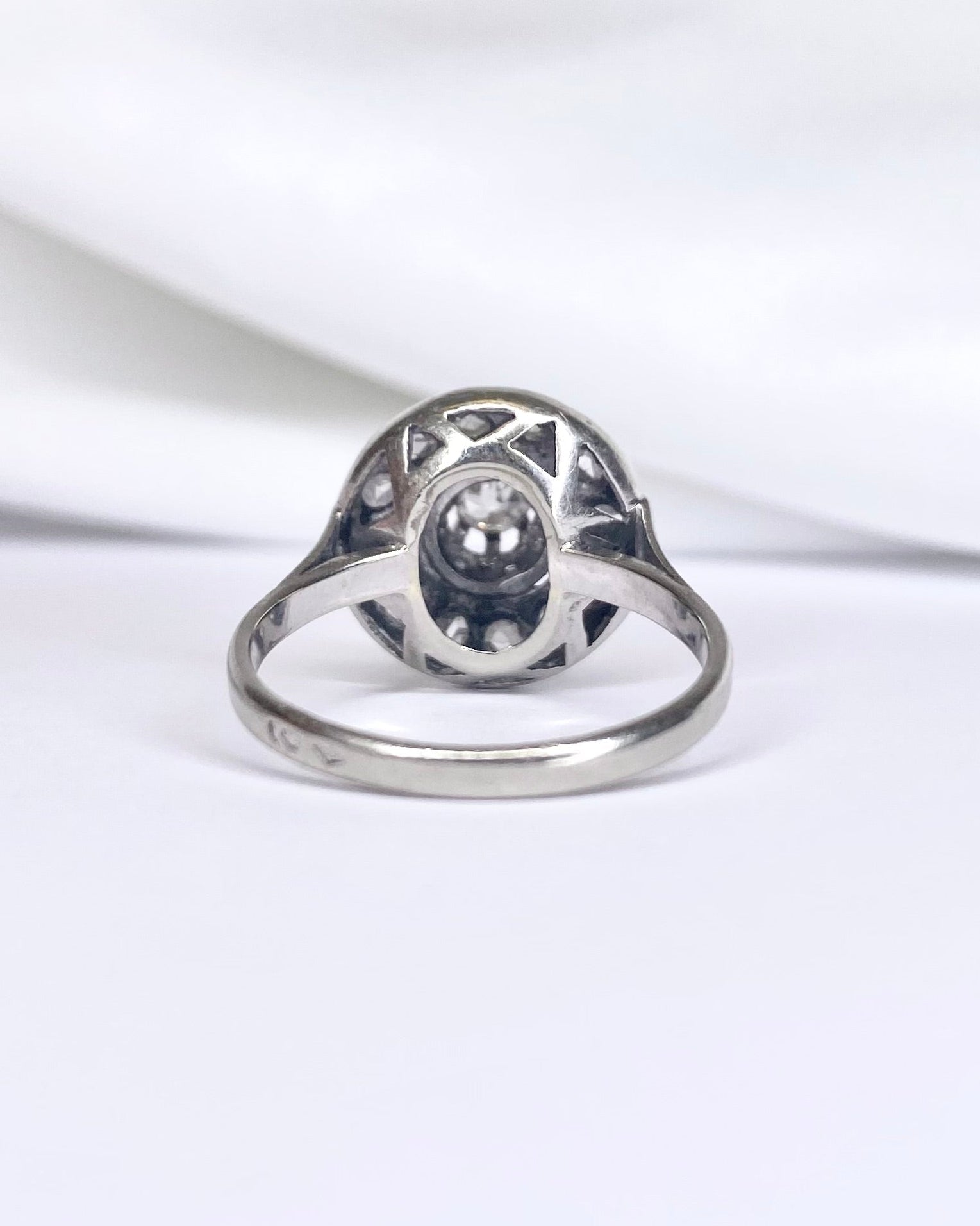 Bague Art Déco Diamants 0.46 carat "Eleonore" - Elliade Paris