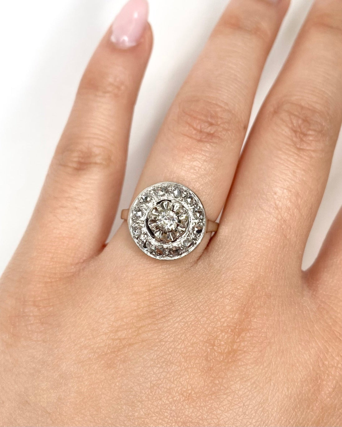 Bague Art Déco Diamants 0.46 carat "Eleonore" - Elliade Paris