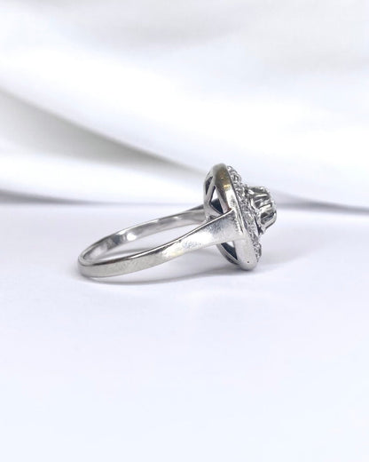 Bague Art Déco Diamants 0.46 carat "Eleonore" - Elliade Paris