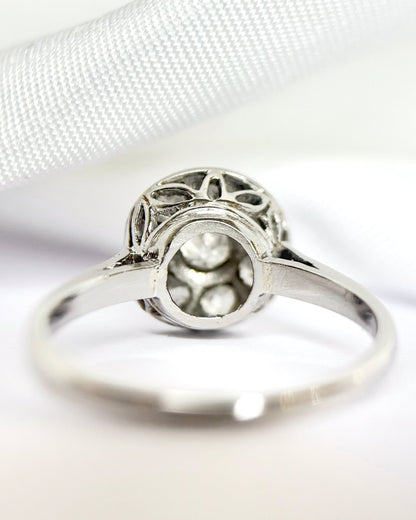 Bague Art-déco Diamants 0.46 carat "Farah" - Elliade Paris