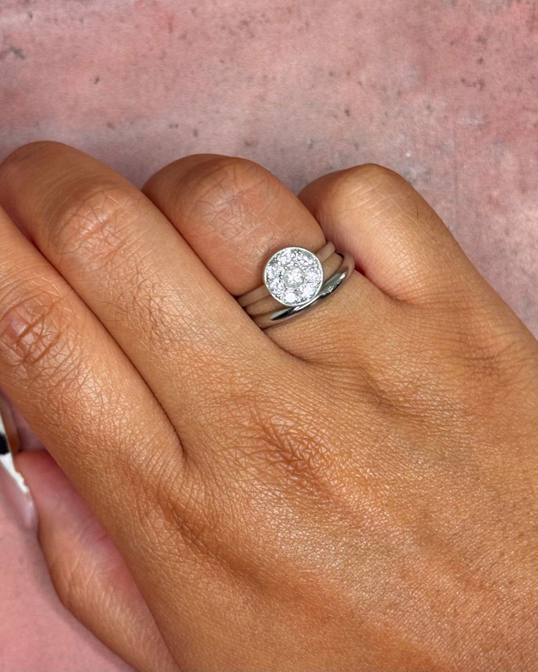 Bague Art-déco Diamants 0.46 carat "Farah" - Elliade Paris