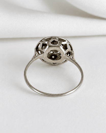 Bague Art-Déco Diamants 0.46 carat "Leïla" - Elliade Paris