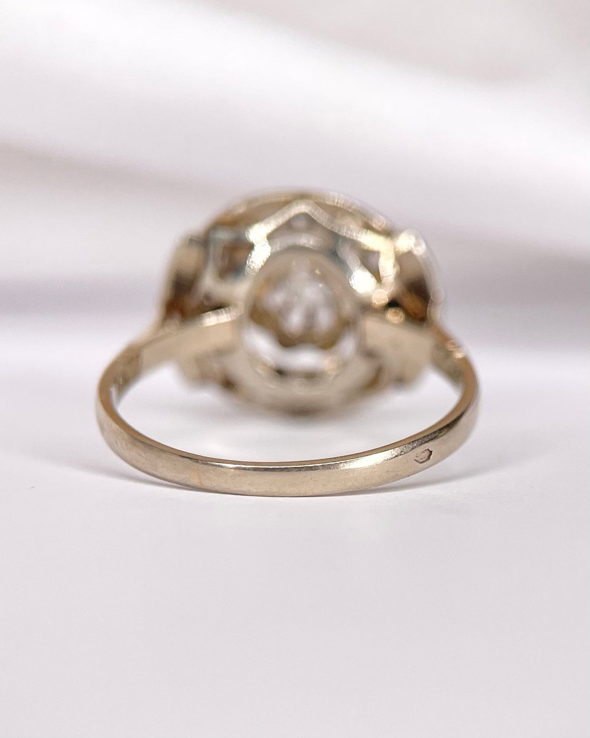 Bague Art-Déco Diamants 0.46 carat "Leïla" - Elliade Paris