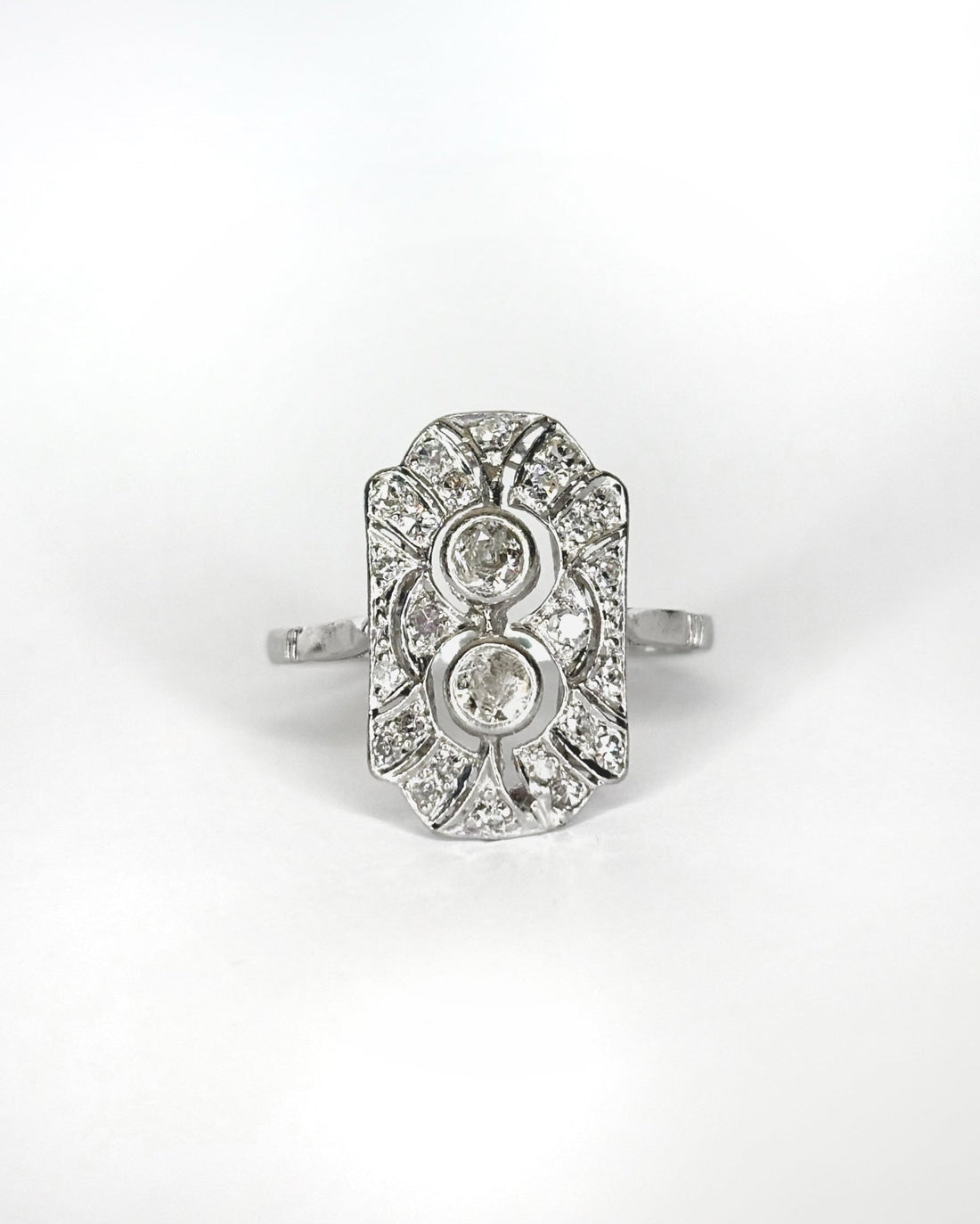 Bague Art Déco Diamants 0.49 ct "Kenza" - Elliade Paris