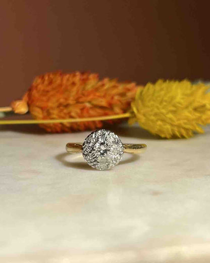 Bague Art - déco diamants 0.50 Carat &quot;Elina&quot; - Elliade Paris