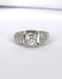Bague Art Deco Diamants 0.50 carat "Milie" - Elliade Paris