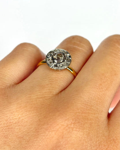 Bague Art Déco Diamants 0.52 carat "Calvi" - Elliade Paris