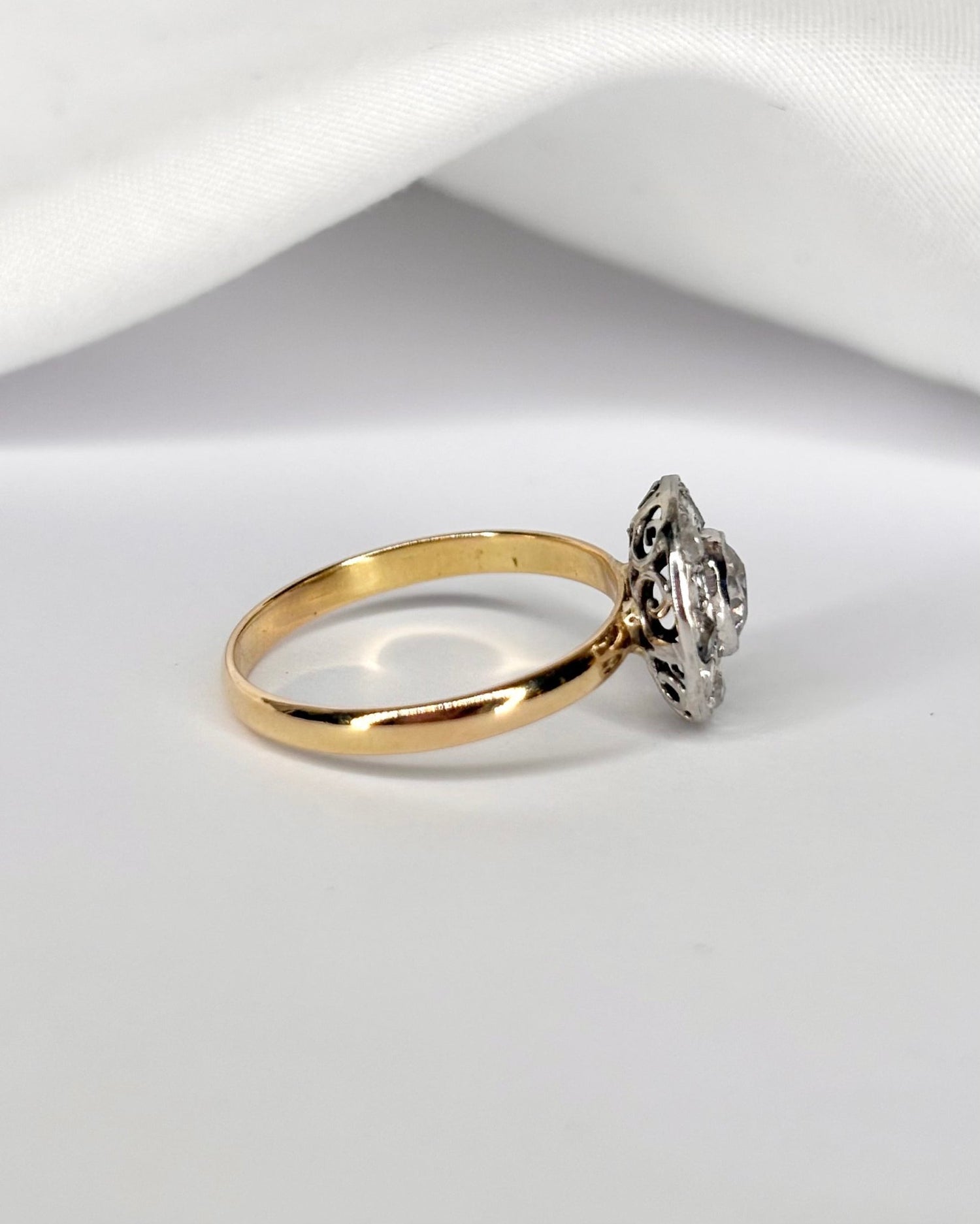 Bague Art Déco Diamants 0.52 carat "Calvi" - Elliade Paris