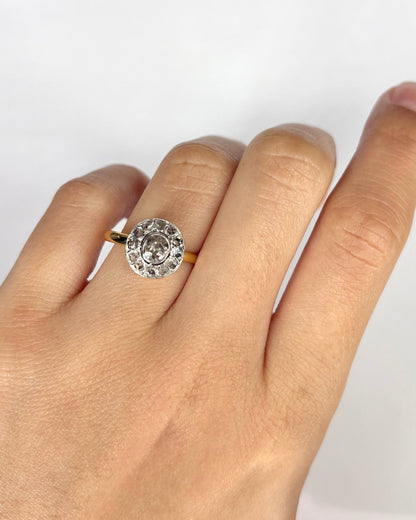 Bague Art Déco Diamants 0.52 carat "Calvi" - Elliade Paris