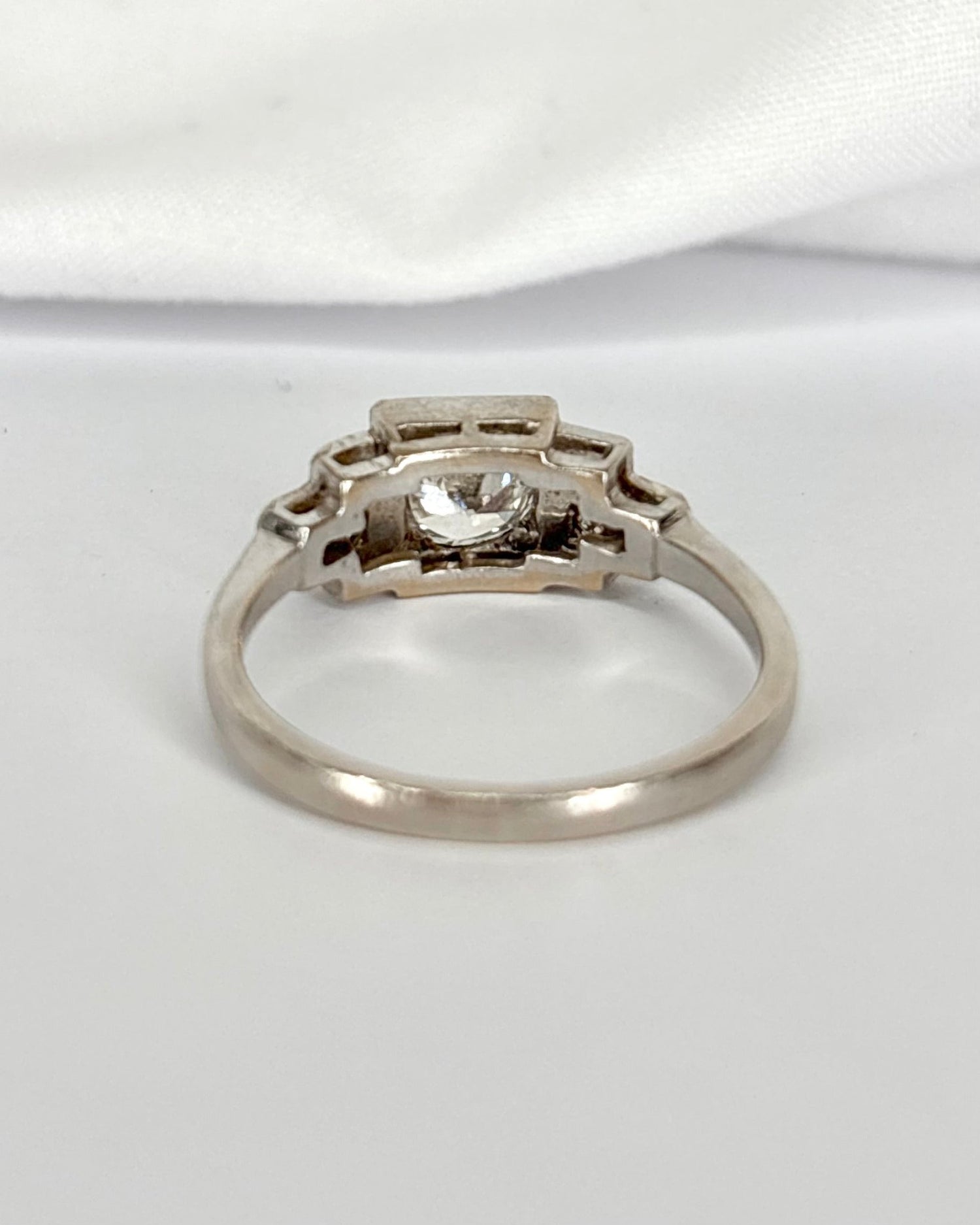 Bague Art - Déco Diamants 0.53 carat "Sarah" - Elliade Paris
