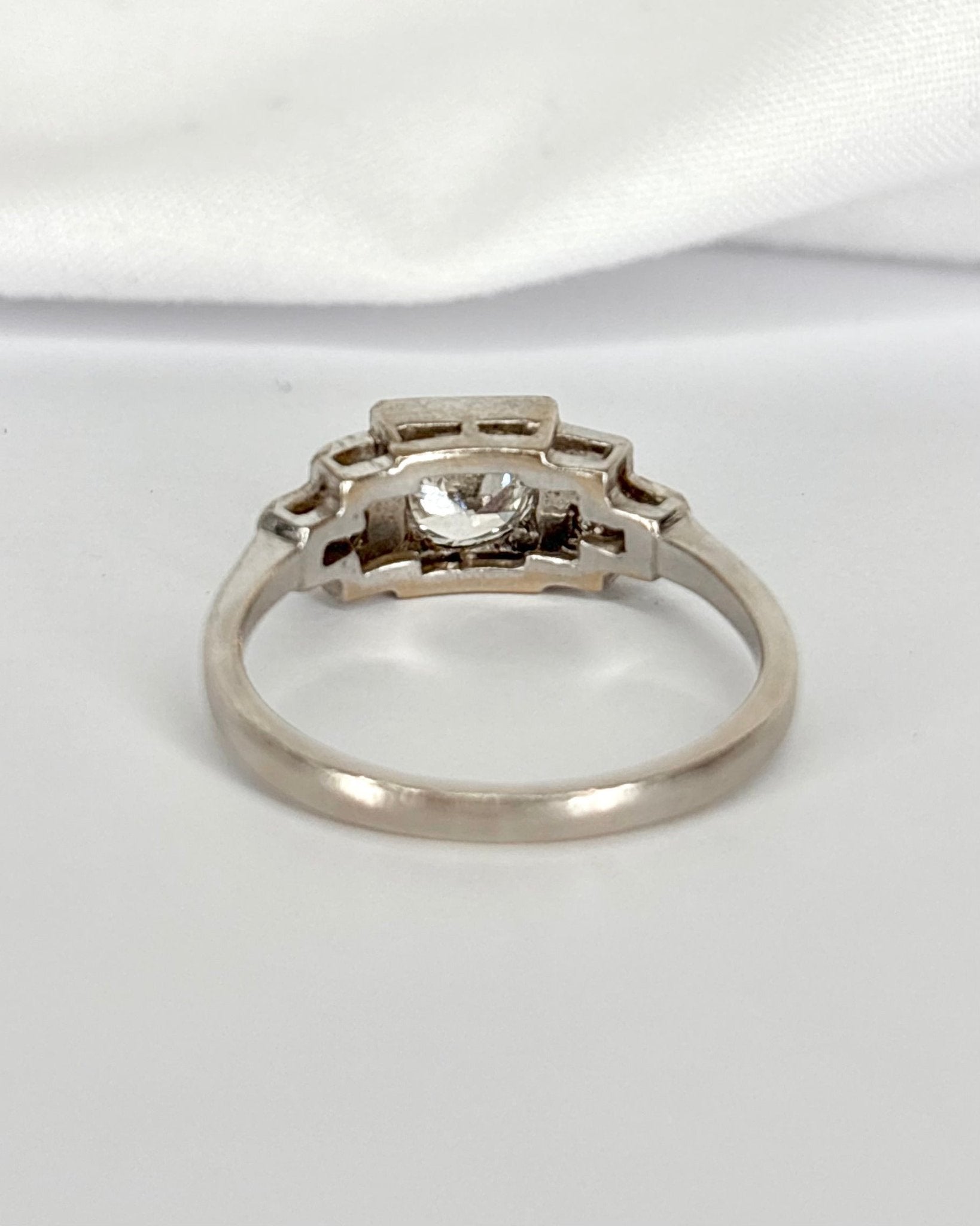 Bague Art - Déco Diamants 0.53 carat "Sarah" - Elliade Paris