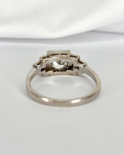 Bague Art - Déco Diamants 0.53 carat "Sarah" - Elliade Paris