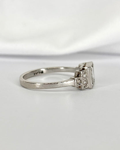 Bague Art - Déco Diamants 0.53 carat "Sarah" - Elliade Paris