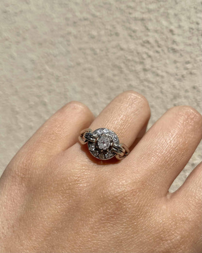 Bague Art - Déco Diamants 0.54 carat &quot;Yvonne&quot; - Elliade Paris