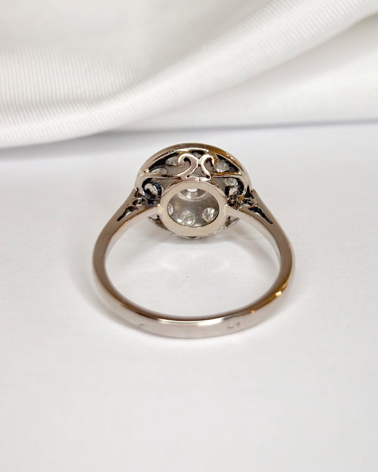 Bague Art - Déco Diamants 0.60 carat "Fanny" - Elliade Paris