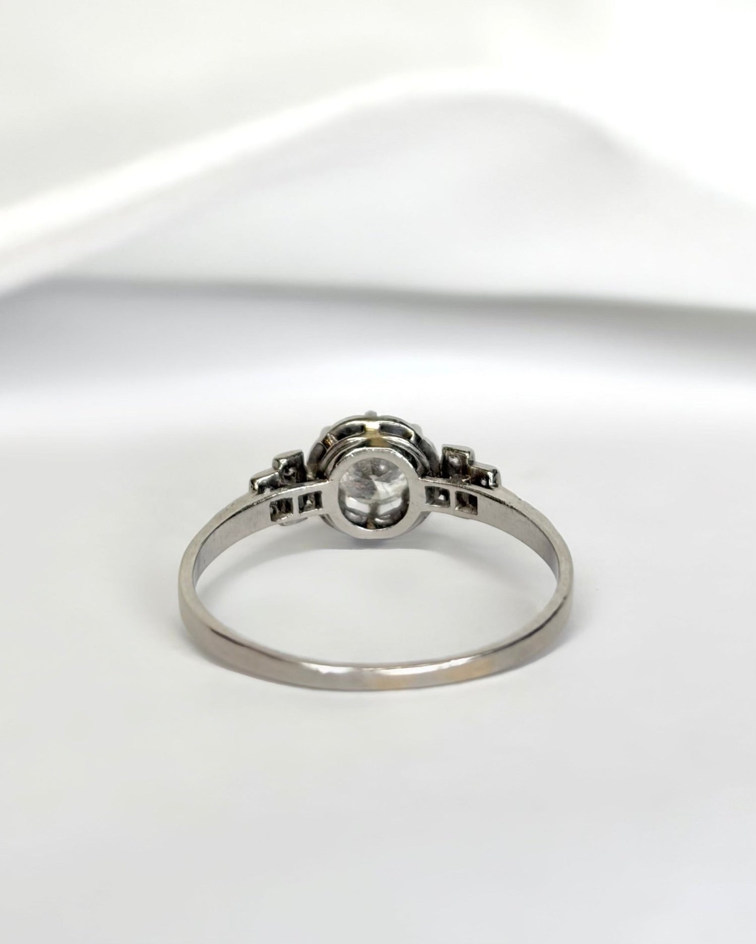 Bague Art - Déco Diamants 0.60 carat "Laurie" - Elliade Paris
