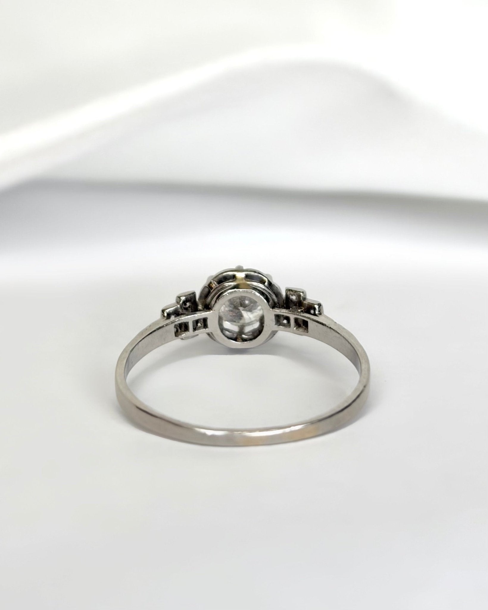 Bague Art - Déco Diamants 0.60 carat "Laurie" - Elliade Paris