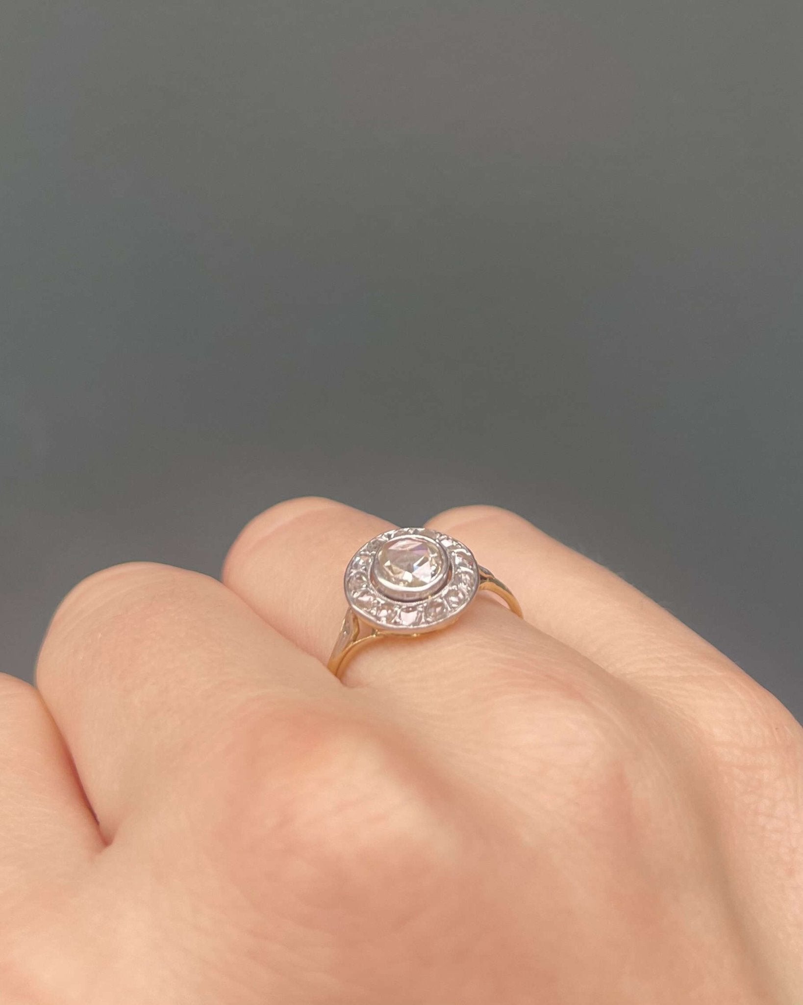 Bague Art - Déco Diamants 0.61 carat &quot;Timéa&quot; - Elliade Paris