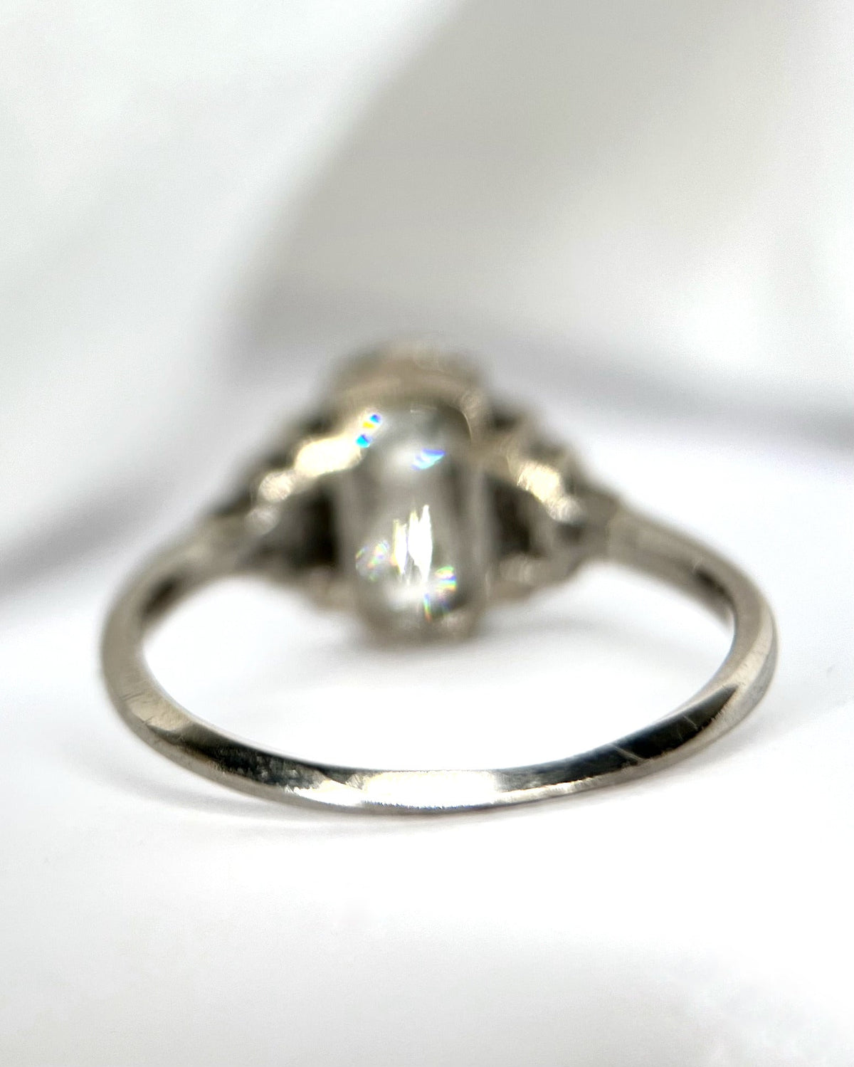 Bague Art-Déco Diamants 0.74 carat "Bélinda" - Elliade Paris